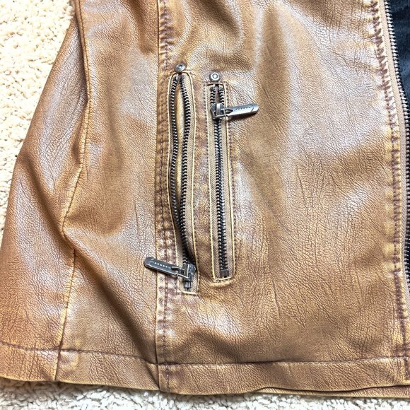 NWT David Outerwear Leather Jacket - Picture 7 of 14